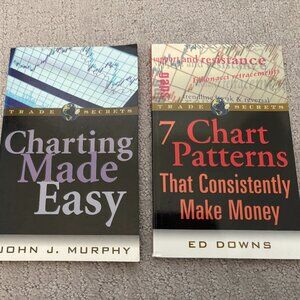 7 Chart Patterns by Ed Downs and Charting Made Easy by John J Murphy Books